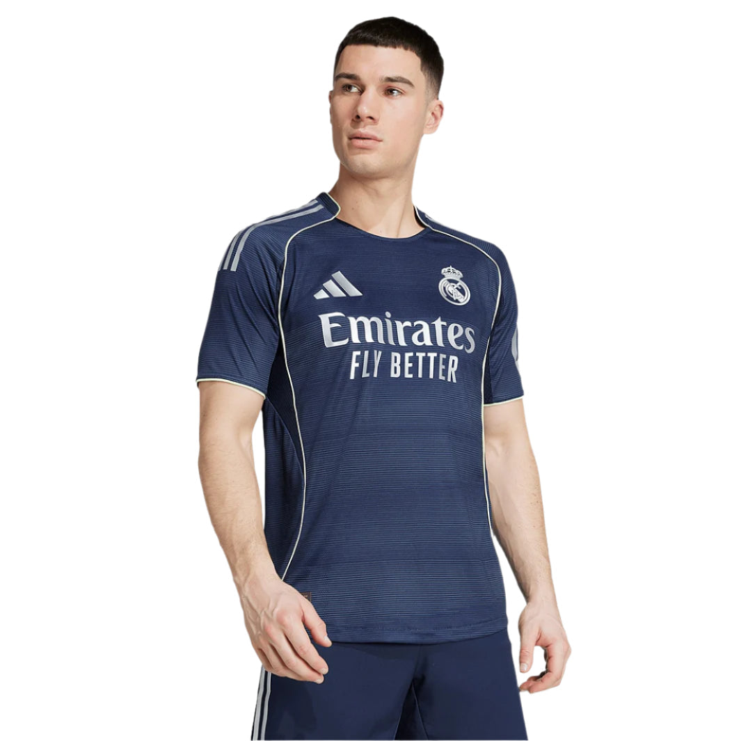 adidas Rodrygo Real Madrid 25/26 Away Jersey w/ Champions League Patches (Legend Ink)
