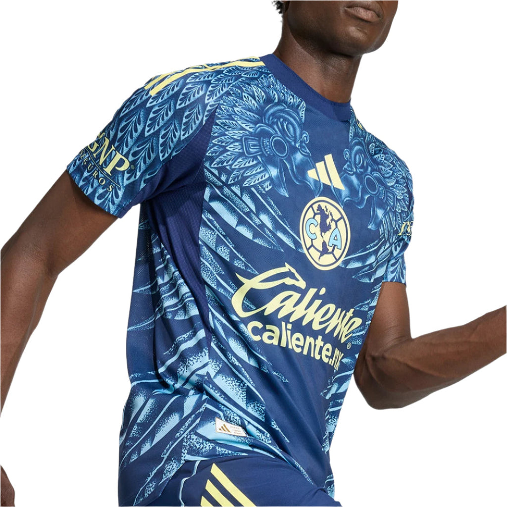 adidas A. Cervantes Men's Club AmÃ©rica 25/26 Authentic Away Jersey (Blue)