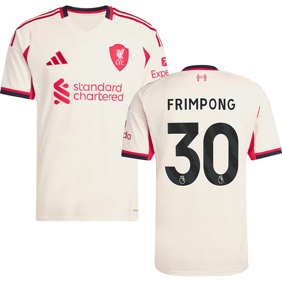 Liverpool Away #30 FRIMPONG Jersey 2025/26 Adults