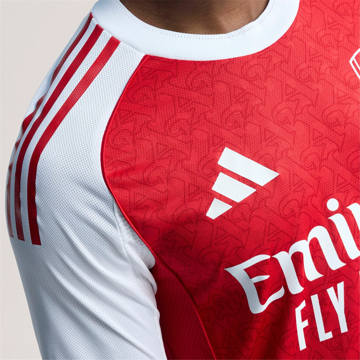 adidas Riccardo Calafiori Arsenal FC Authentic Home Jersey 25/26 w/ EPL Patch (Better Scarlet/White