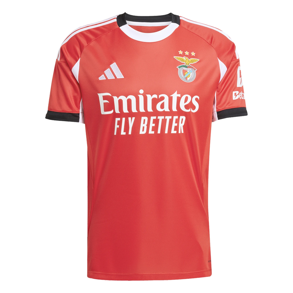 adidas Men's Benfica 25/26 Home Jersey (Red)