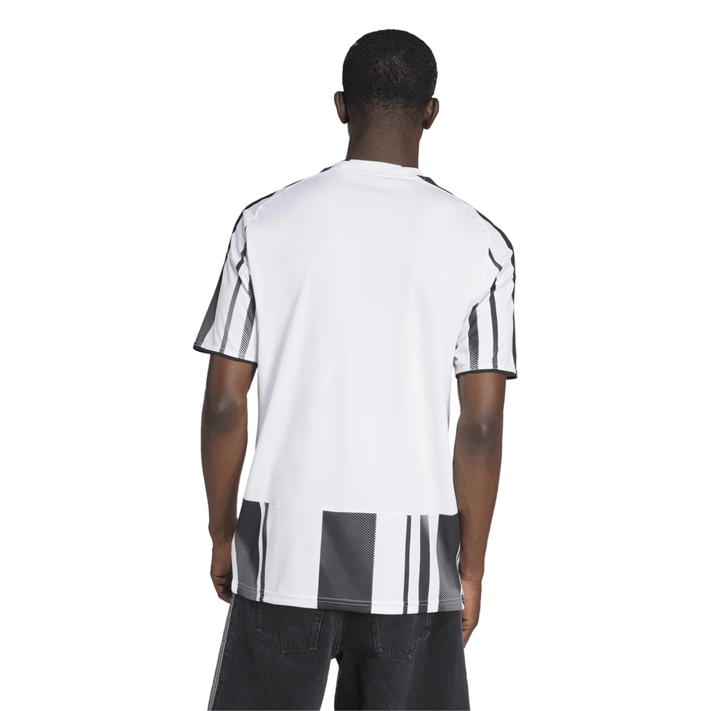 adidas Men's Juventus Cambiaso Home Jersey w/ Serie A Patch 25/26 (White/Black/Pink)