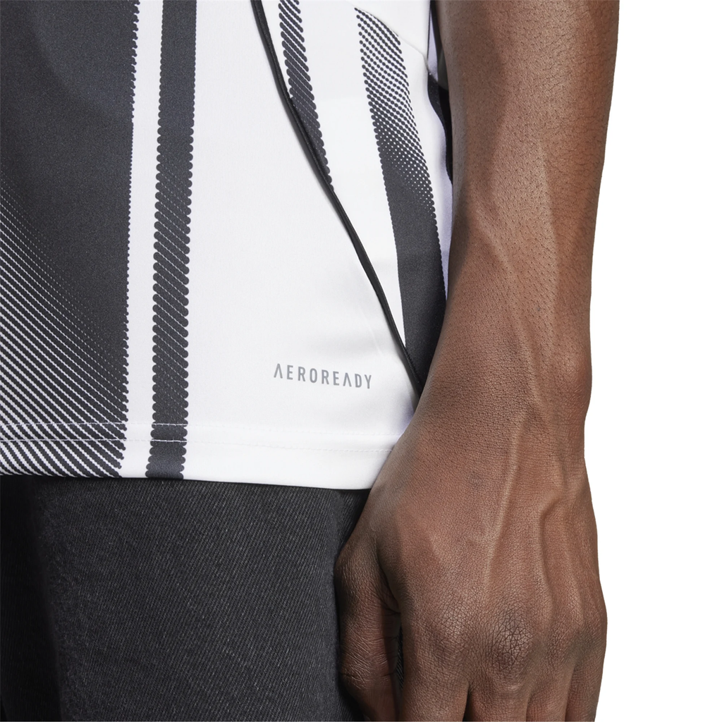 adidas Men's Juventus Kostic Home Jersey w/ Serie A Patch 25/26 (White/Black/Pink)