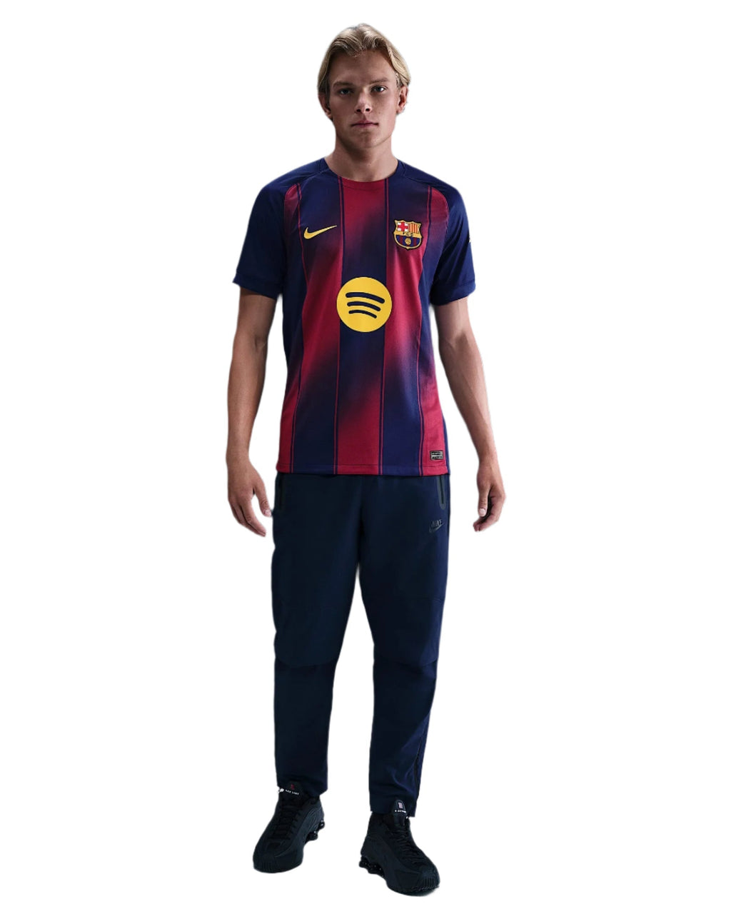 Nike Fermin FC Barcelona Home Jersey 25/26 w/ Champions League Patches (Deep Royal Blue/Midwest Gold)