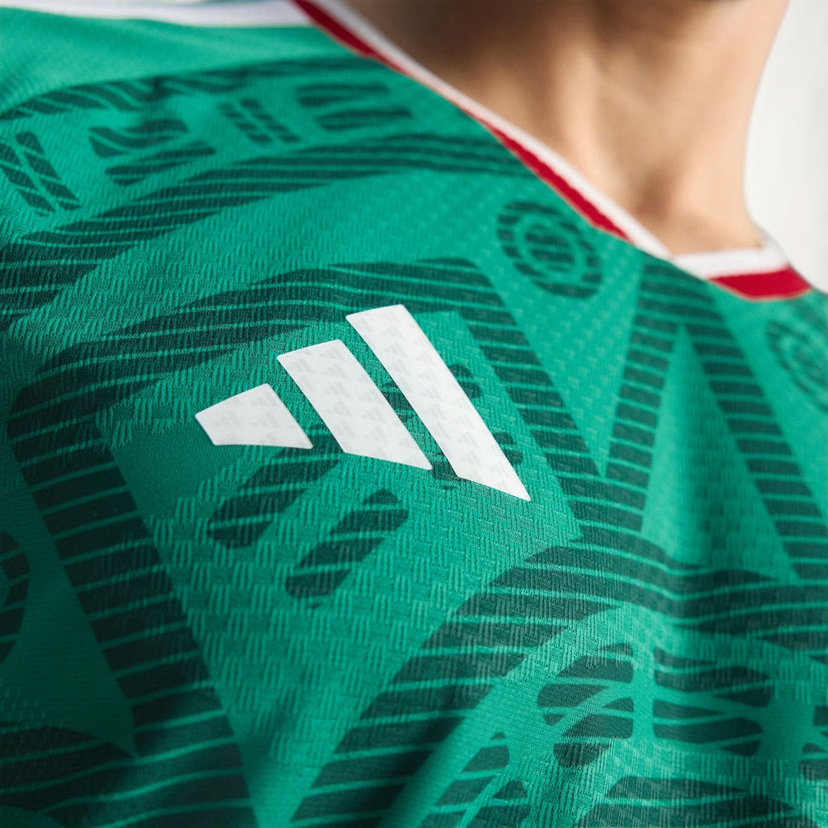 adidas Men's J. Cortizo Mexico Authentic Home 2026 World Cup Jersey (Bold Green)
