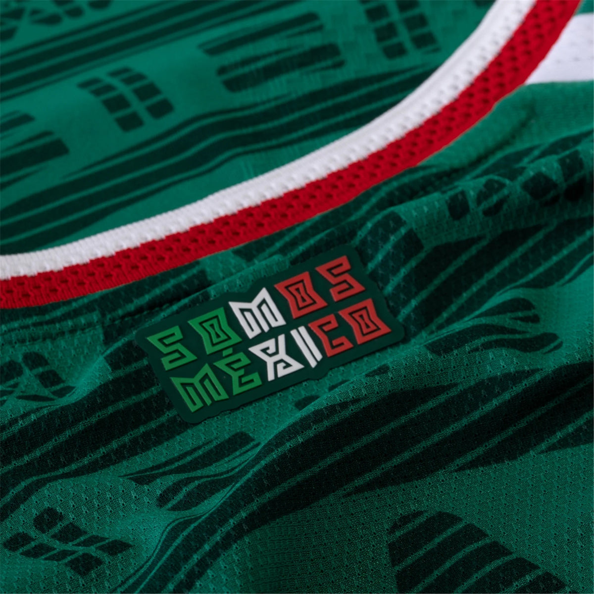 adidas Men's E. Sanchez Mexico Authentic Home 2026 World Cup Jersey (Bold Green)