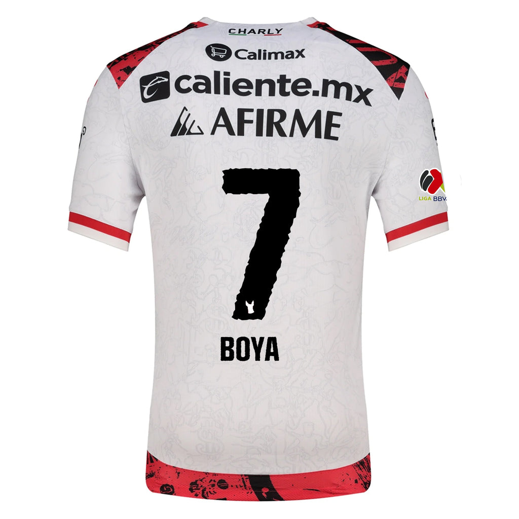 Charly Frank Boya Men's Xolos De Tijuana Away Jersey 25/26 w/ BBVA MX Patch (White)