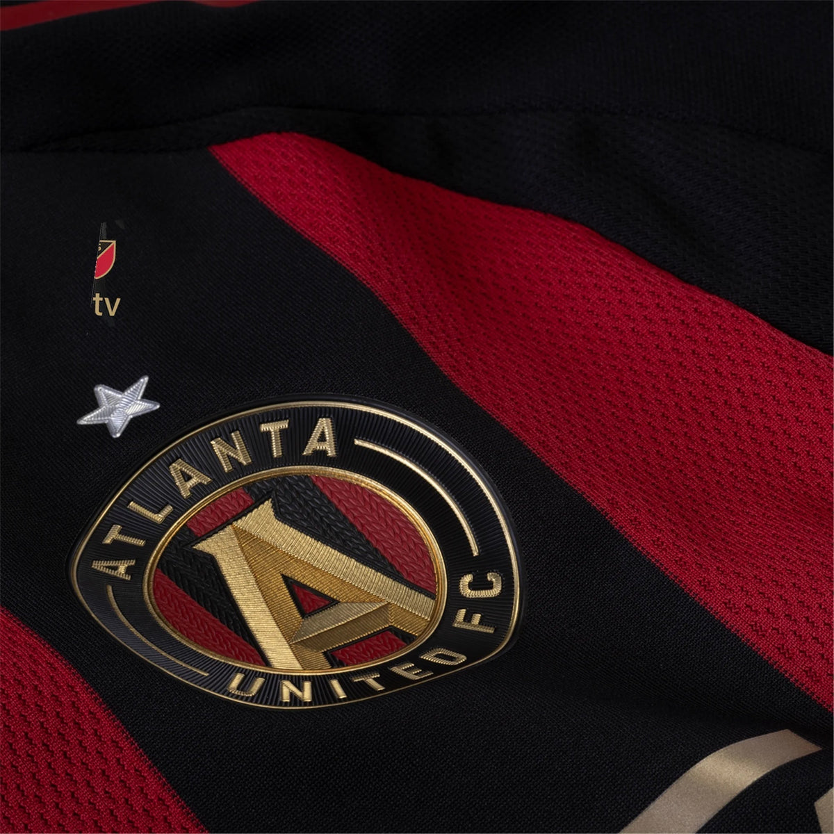 adidas Brooks Lennon Atlanta United Authentic Home Jersey w/ MLS Patches 25/26 (Red/Black)