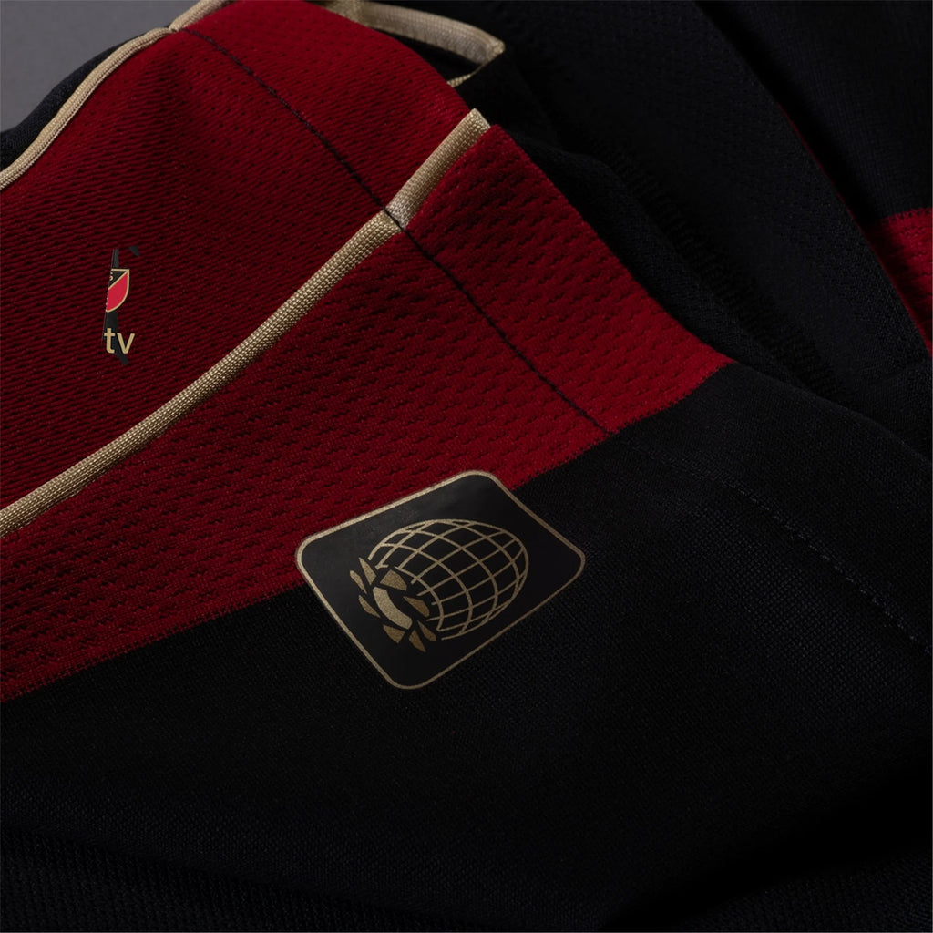 adidas EfraÃ­n Morales Atlanta United Authentic Home Jersey w/ MLS Patches 25/26 (Red/Black)