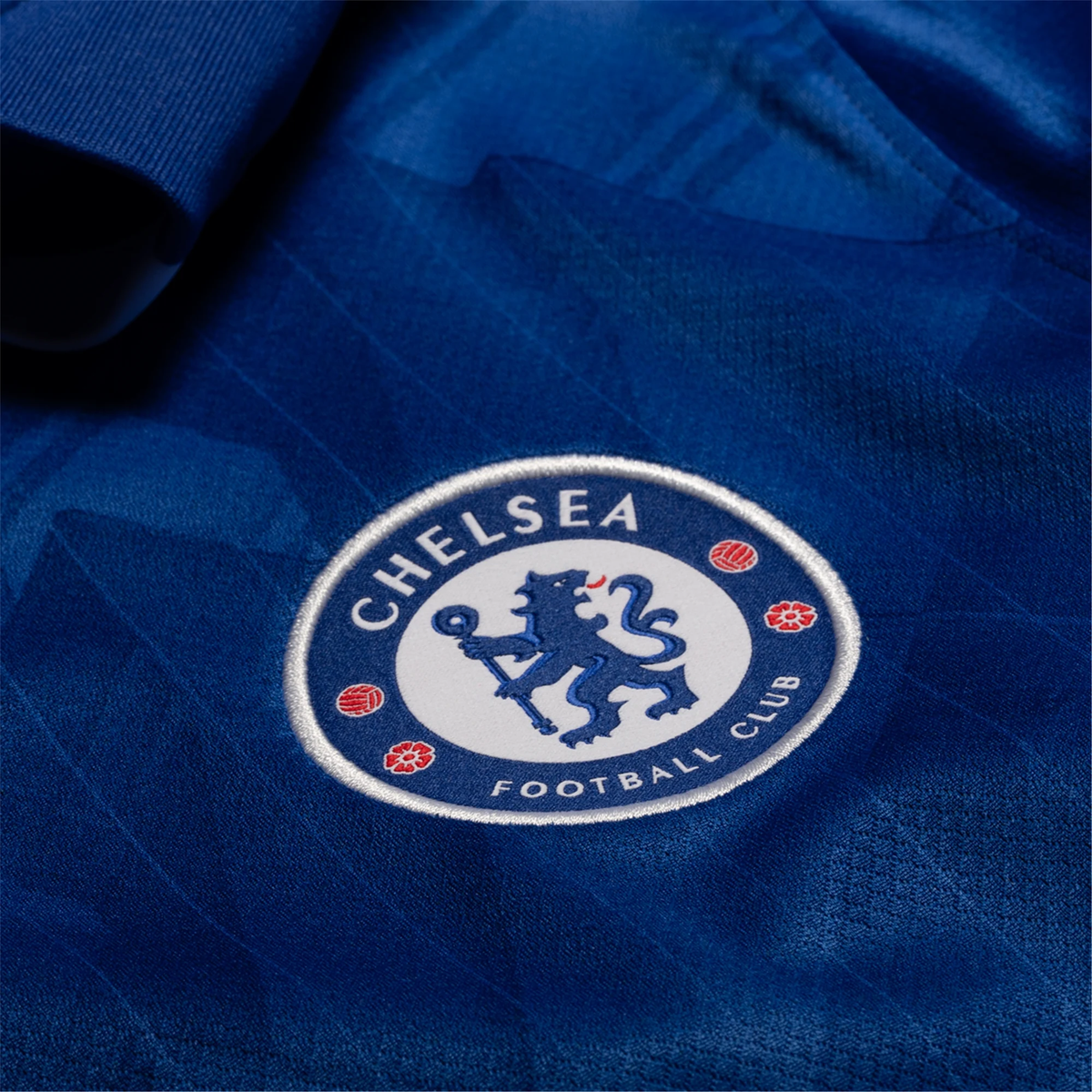 Nike Chelsea Home Jersey 25/26 w/ Champions League Patches (Rush Blue/White/Speed Red)