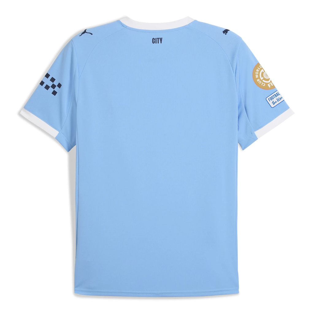 Puma Manchester City Home Jersey w/ Club World Cup Patches 25/26 (Team Light Blue/Puma White)