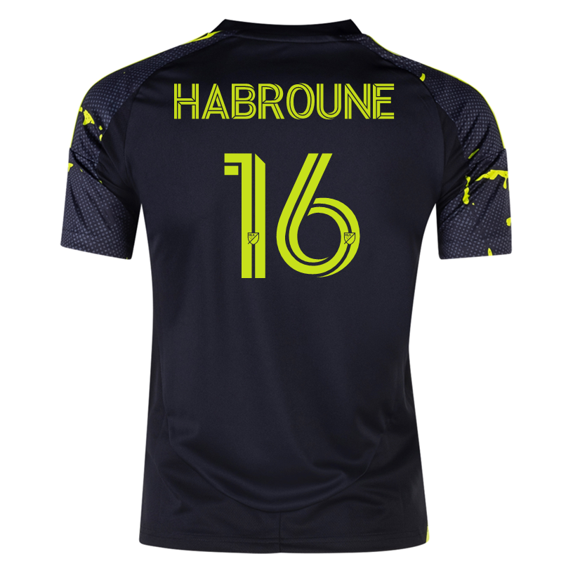 adidas Columbus Crew Taha Habroune Away Jersey 25/26 (Black/Yellow)