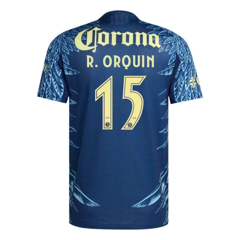 adidas R. Orquin Men's Club AmÃ©rica 25/26 Authentic Away Jersey (Blue)