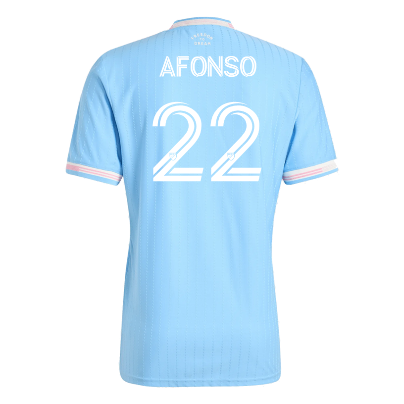 adidas Afonso Inter Miami Authentic Third Jersey 25/26 (Blue/Pink)