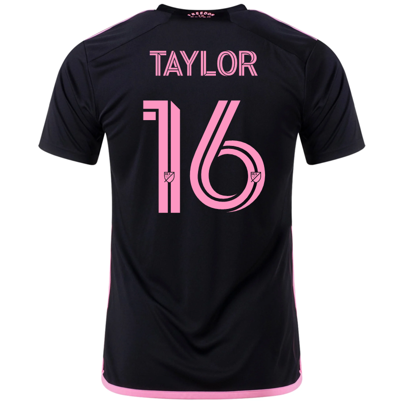 adidas Robert Taylor Inter Miami Away Jersey 23/24 (Black/True Pink)