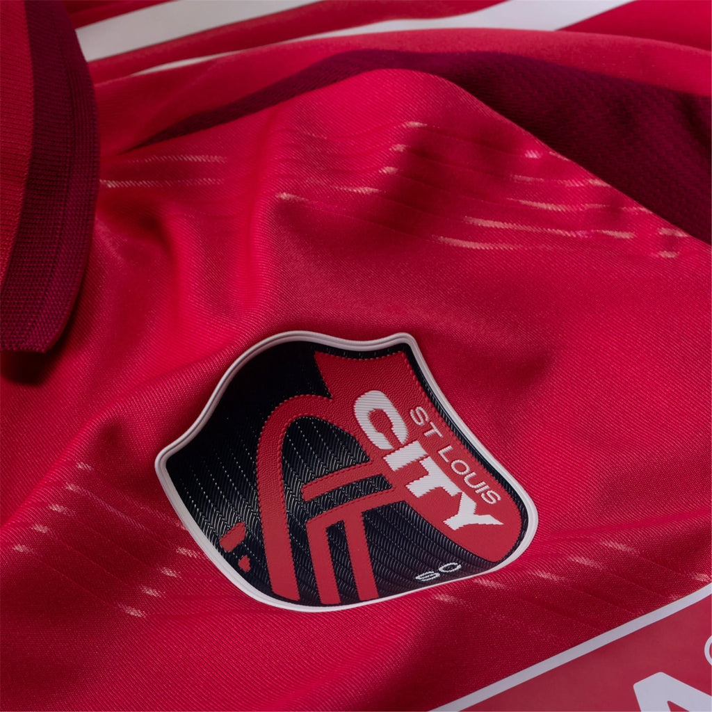 adidas Kyle Hiebert St. Louis FC Authentic Home Jersey 25/26 (Power Pink)