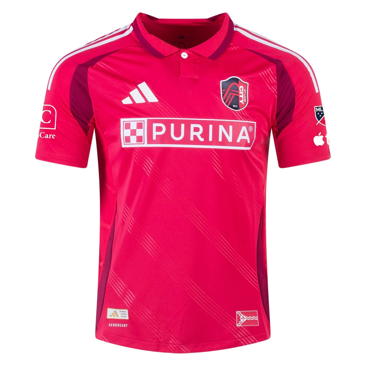 adidas Eduard LÃ¶wen St. Louis FC Authentic Home Jersey 25/26 (Power Pink)