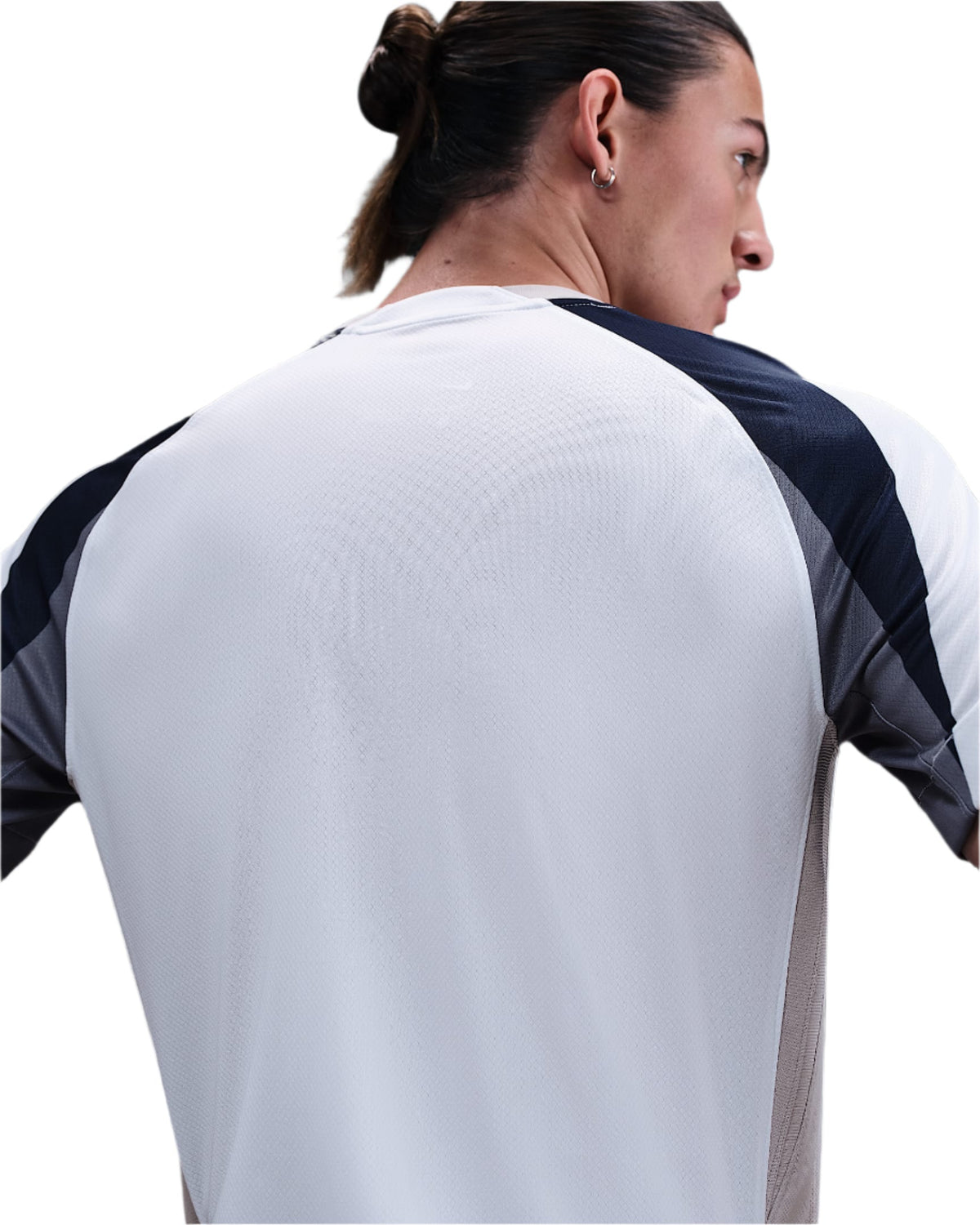 Nike P.M. Sarr Tottenham Hotspurs Home Jersey w/ EPL + No Room For Racism Patch 25/26 (White/Iron/Binary Blue)