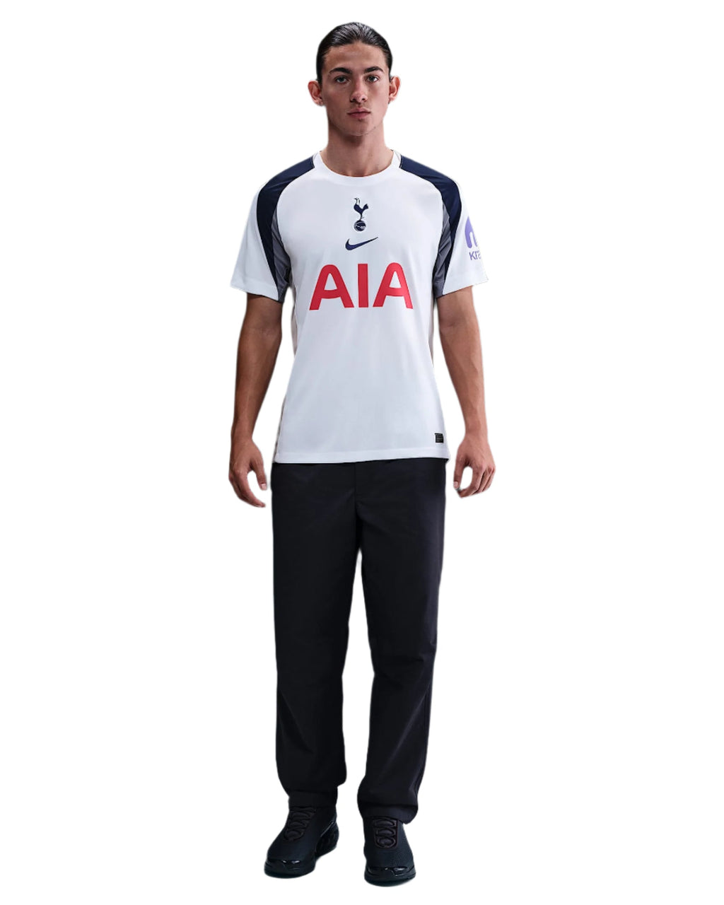 Nike Dragusin Tottenham Hotspurs Home Jersey w/ EPL + No Room For Racism Patch 25/26 (White/Iron/Binary Blue)