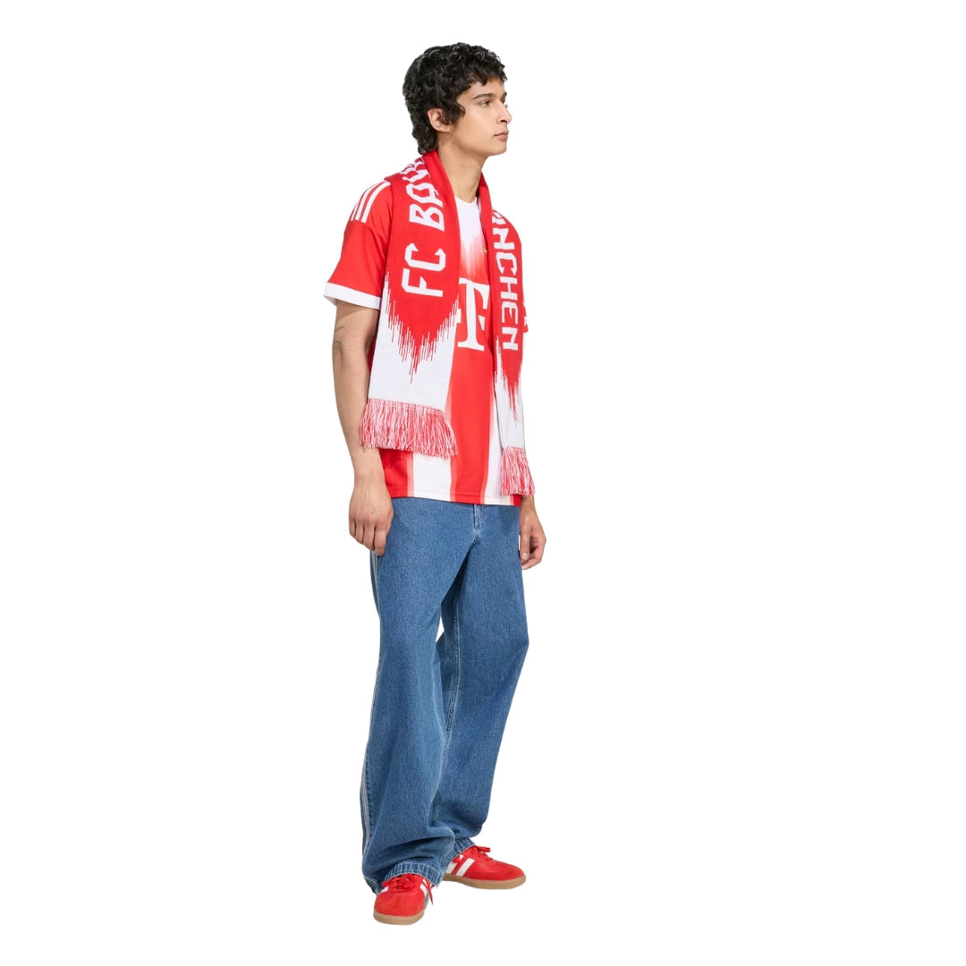 adidas Bayern Munich Olise Home Jersey w/ Champions League Patches 25/26 (Red)