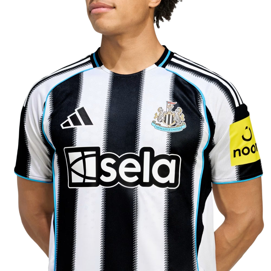 adidas Newcastle United 25/26 Authentic Home Jersey (Black/White)