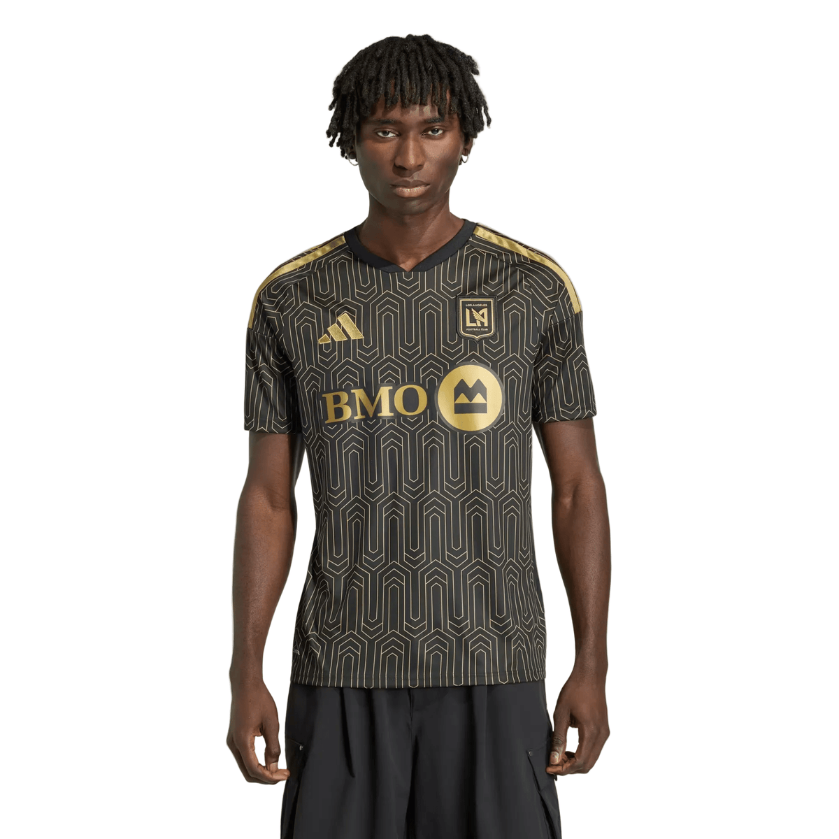 adidas Men's Porteous LAFC Stadium Home Jersey 26/27 (Black/Gold)