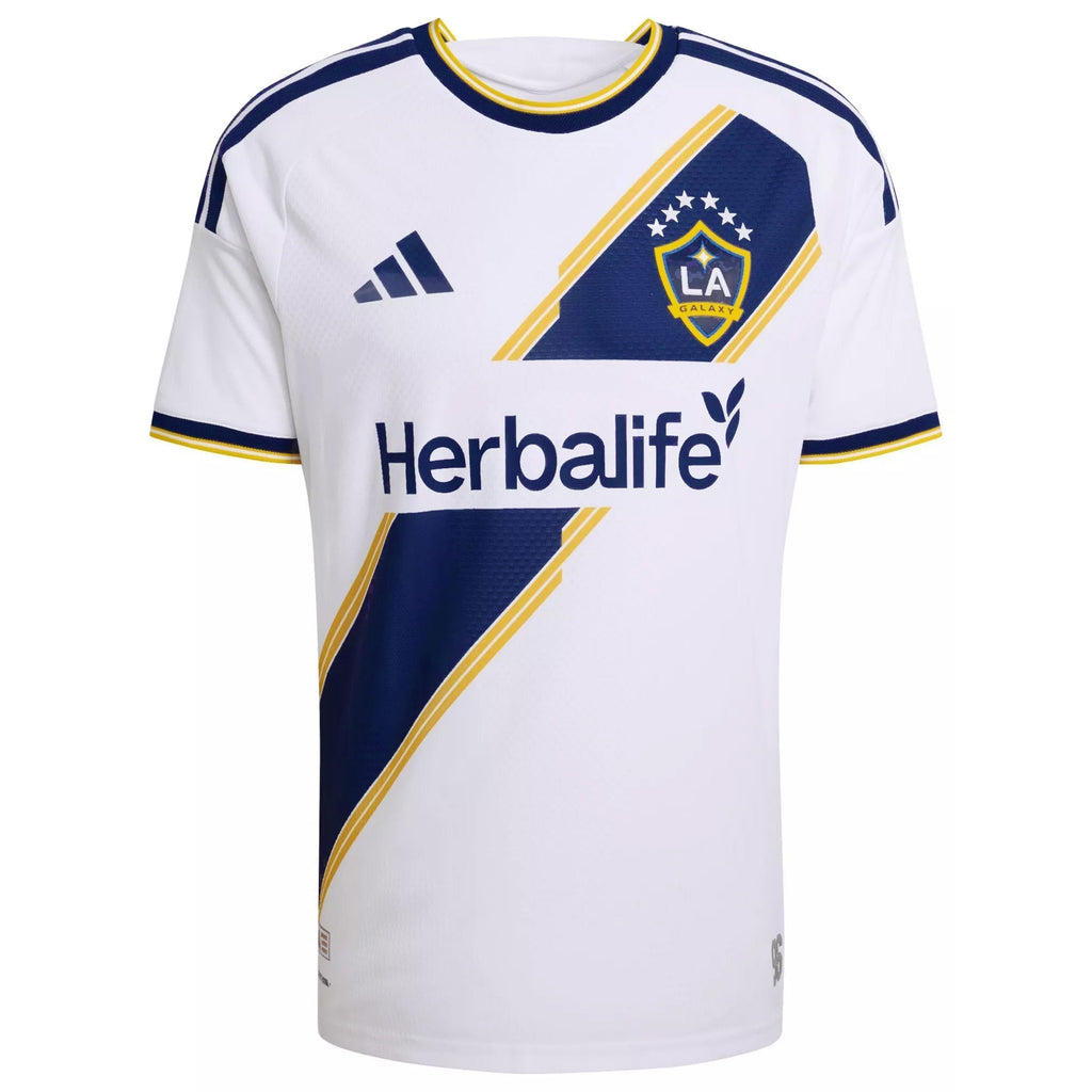 adidas Men's Nas cimento LA Galaxy Authentic Match Home Jersey 26/27 (White)
