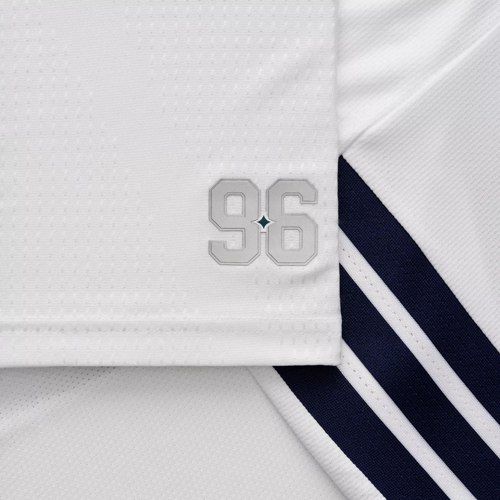 adidas Men's Cuevas LA Galaxy Authentic Match Home Jersey 26/27 (White)