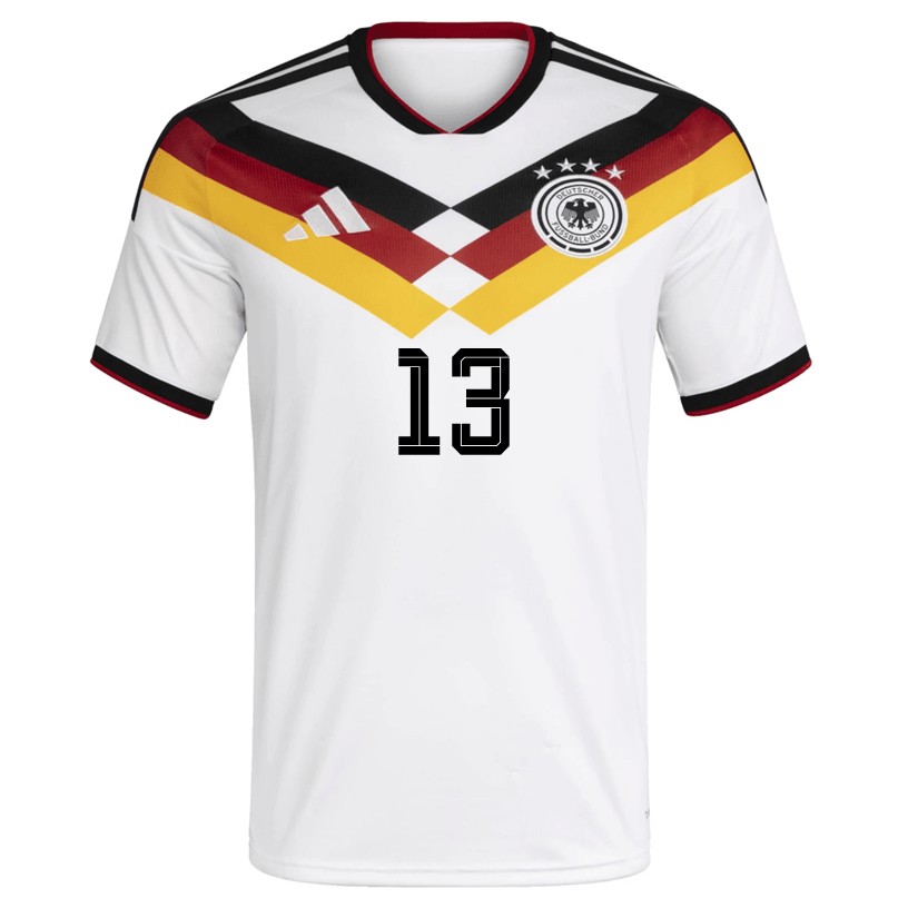 adidas Men's Havertz Germany Home World Cup Jersey 2026 (White/Black)