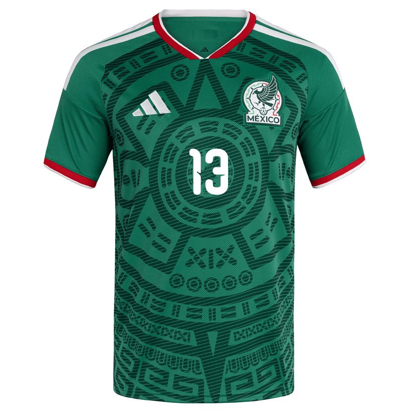adidas Men's J. Orozco Mexico Home 2026 World Cup Jersey (Bold Green)