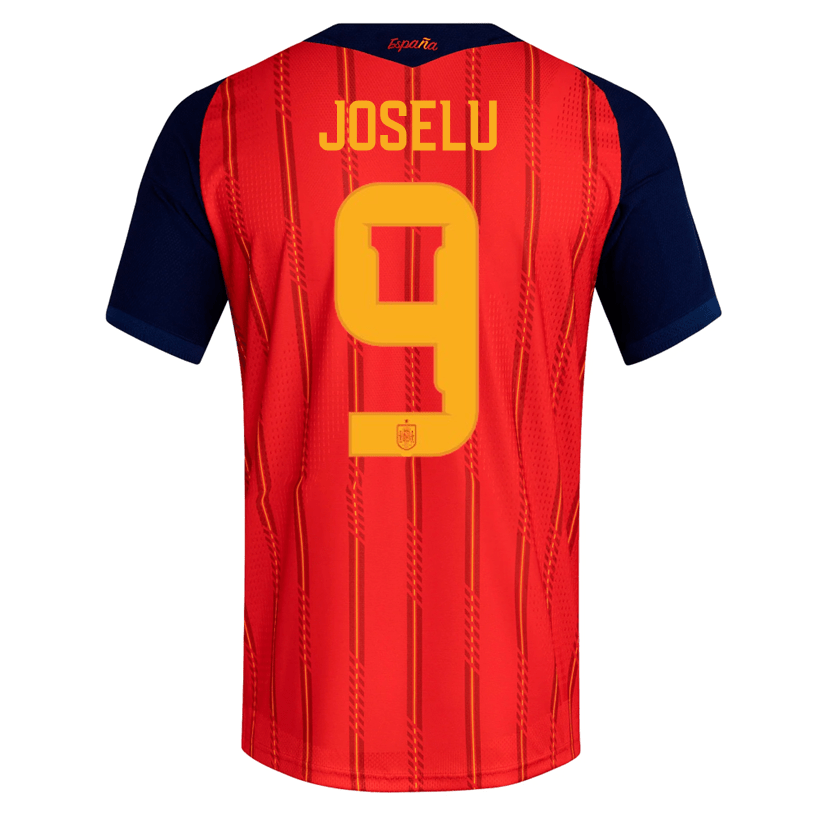 adidas Men's Joselu Spain Authentic World Cup Home Jersey 2026 (Vivid Red)