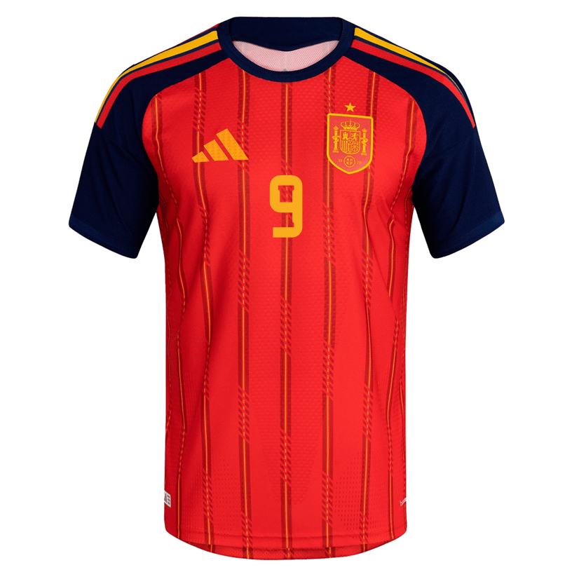 adidas Men's Joselu Spain Authentic World Cup Home Jersey 2026 (Vivid Red)