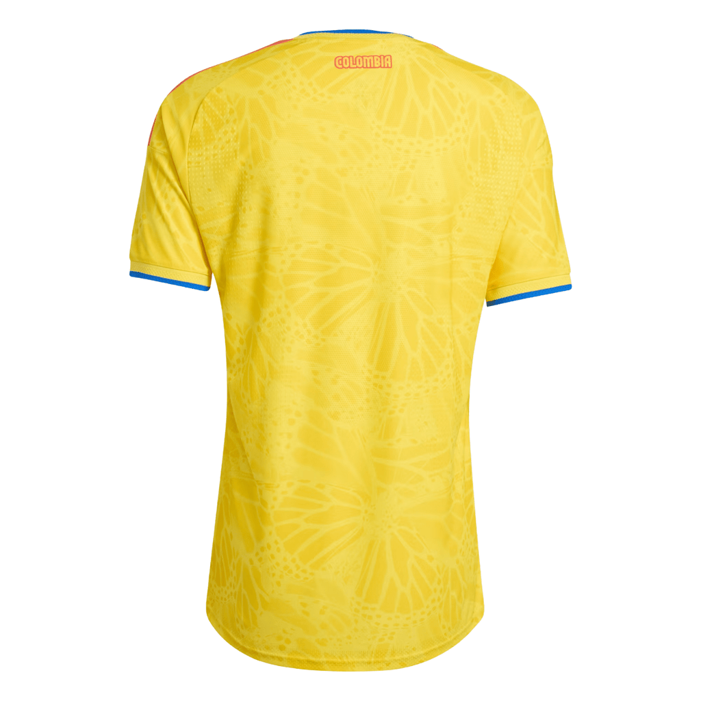 adidas Men's Sinisterra Colombia 2026 Authentic Home Jersey (Impact Yellow)