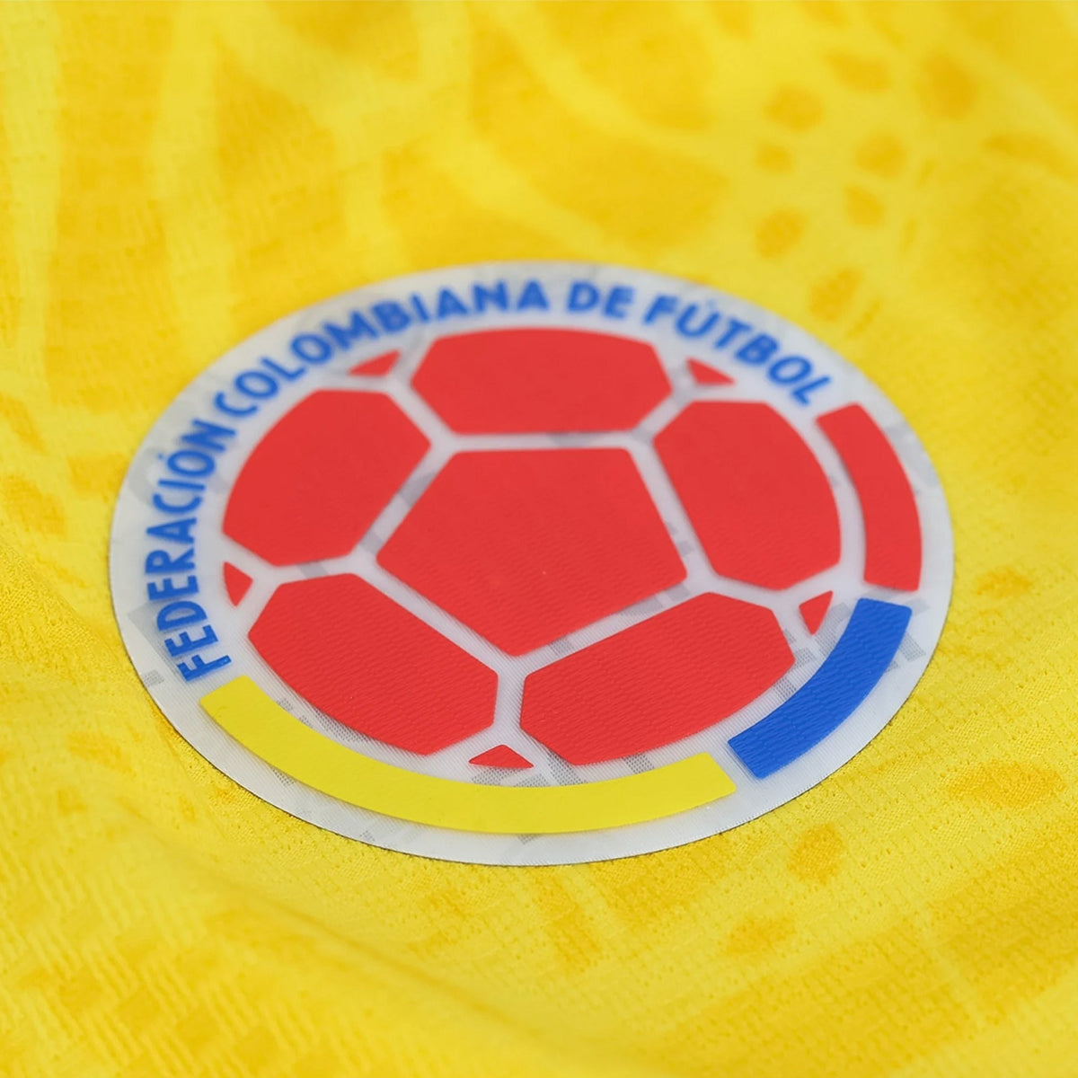 adidas Men's Montero Colombia 2026 Authentic Home Jersey (Impact Yellow)