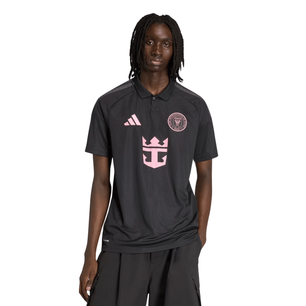 adidas Men's Bright Inter Miami CF 26/27 Away Jersey (Black/Pink)