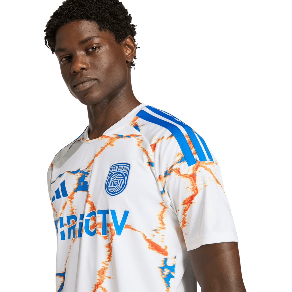 adidas Men's Angel San Diego FC 26/27 Away Stadium Jersey (White)