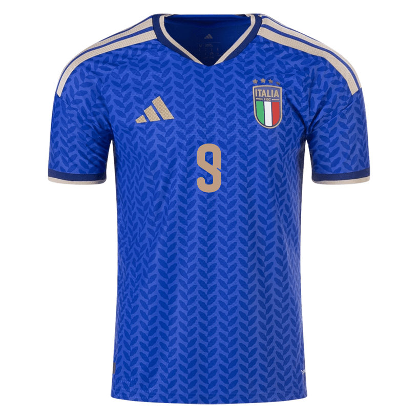 adidas Men's Retegui Italy 2026 Authentic Home Jersey (Bold Blue)