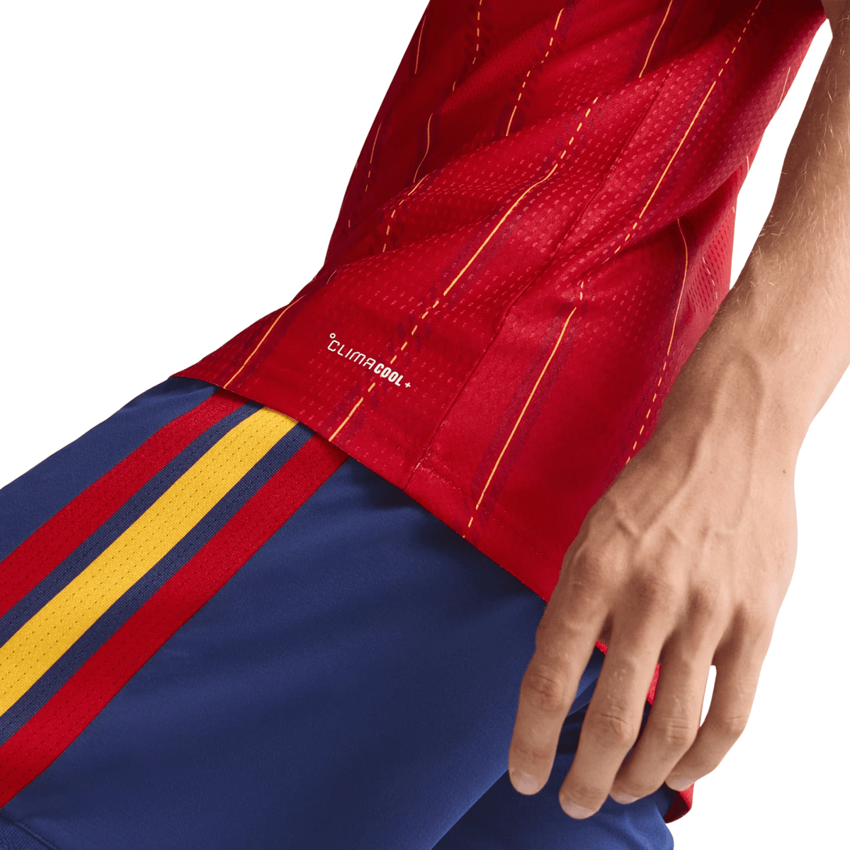 adidas Men's Fabian Spain Authentic World Cup Home Jersey 2026 (Vivid Red)