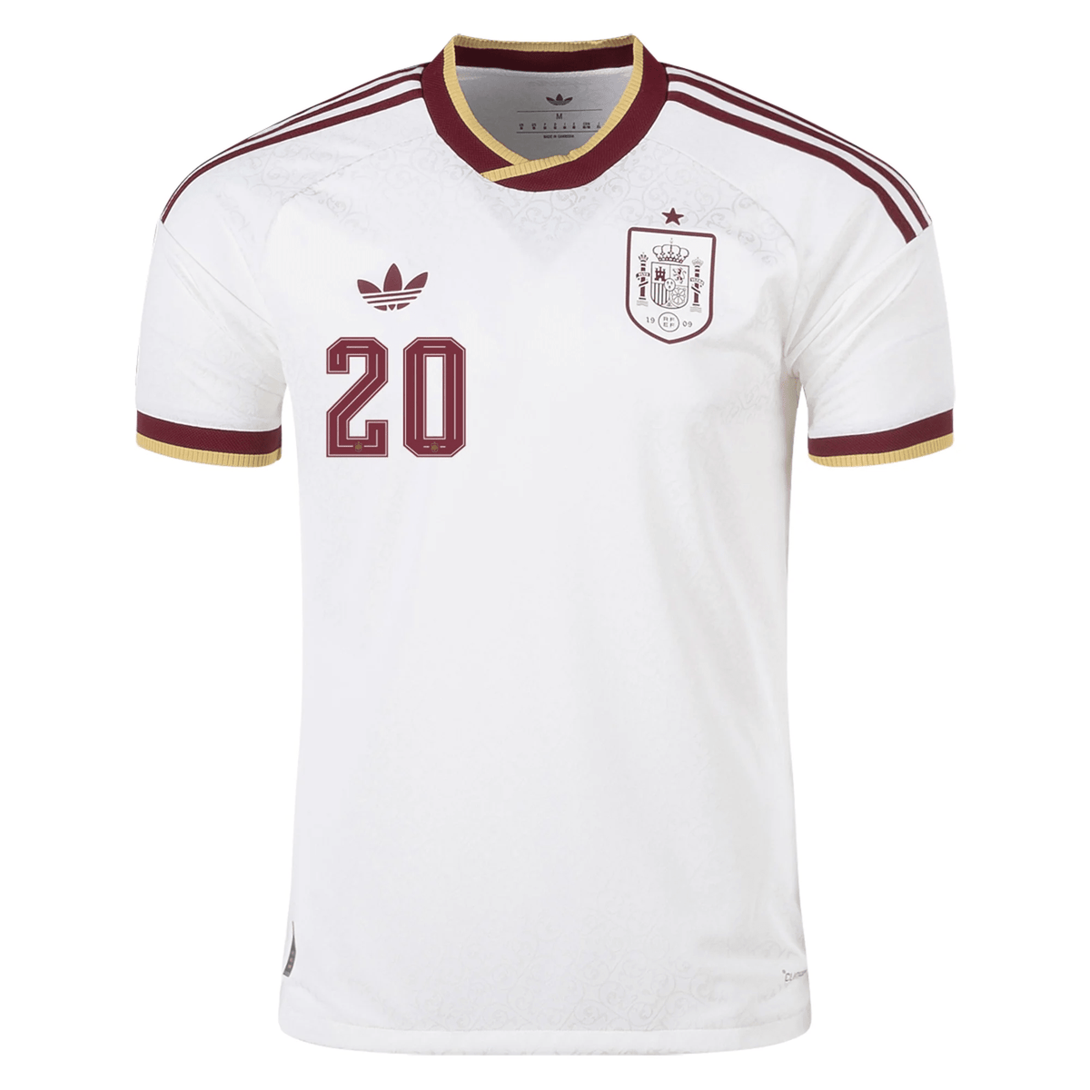 adidas Men's Spain Authentic Pedri Away Jersey 2026 (White)