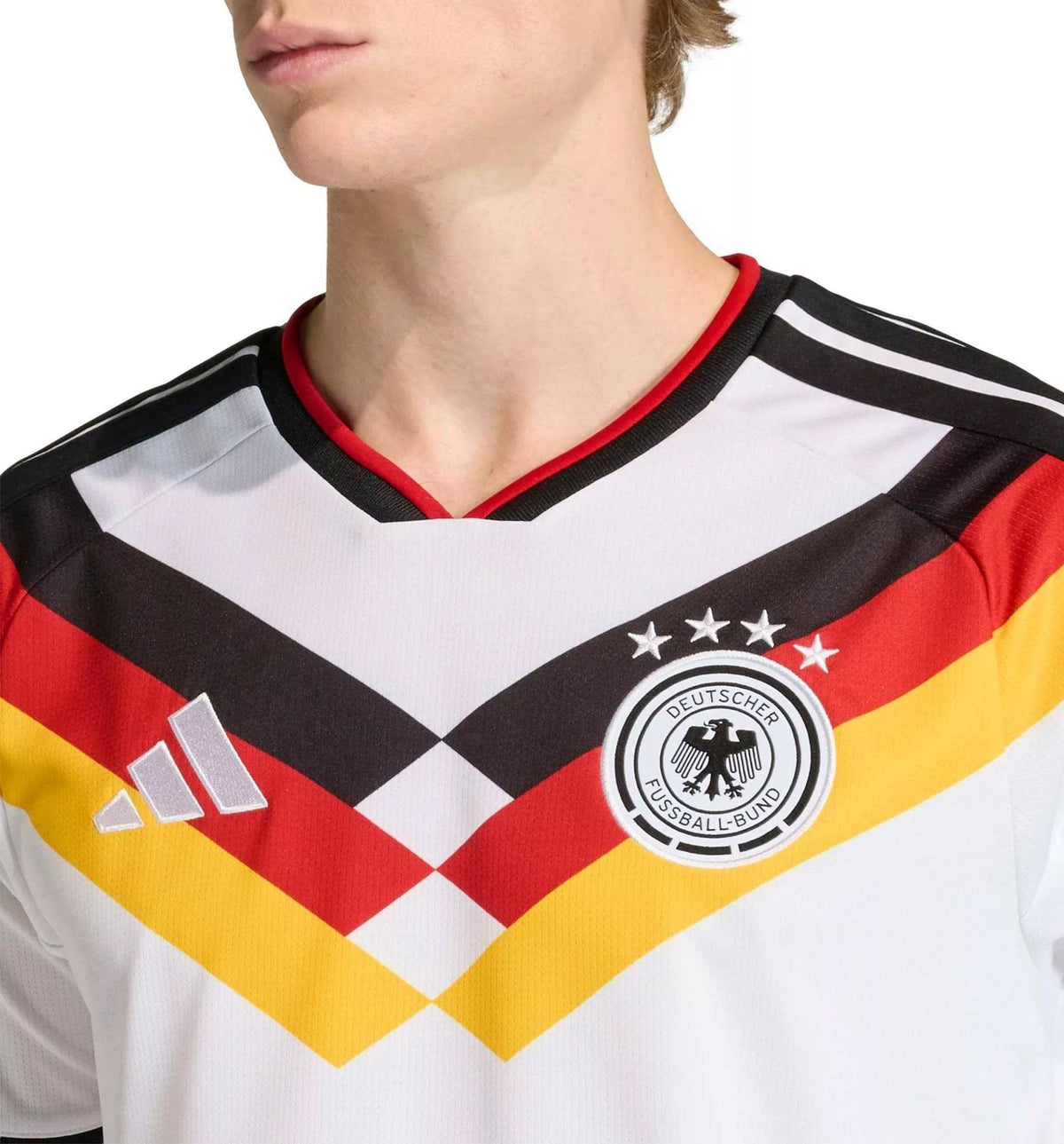 adidas Men's Sule Germany Home World Cup Jersey 2026 (White/Black)