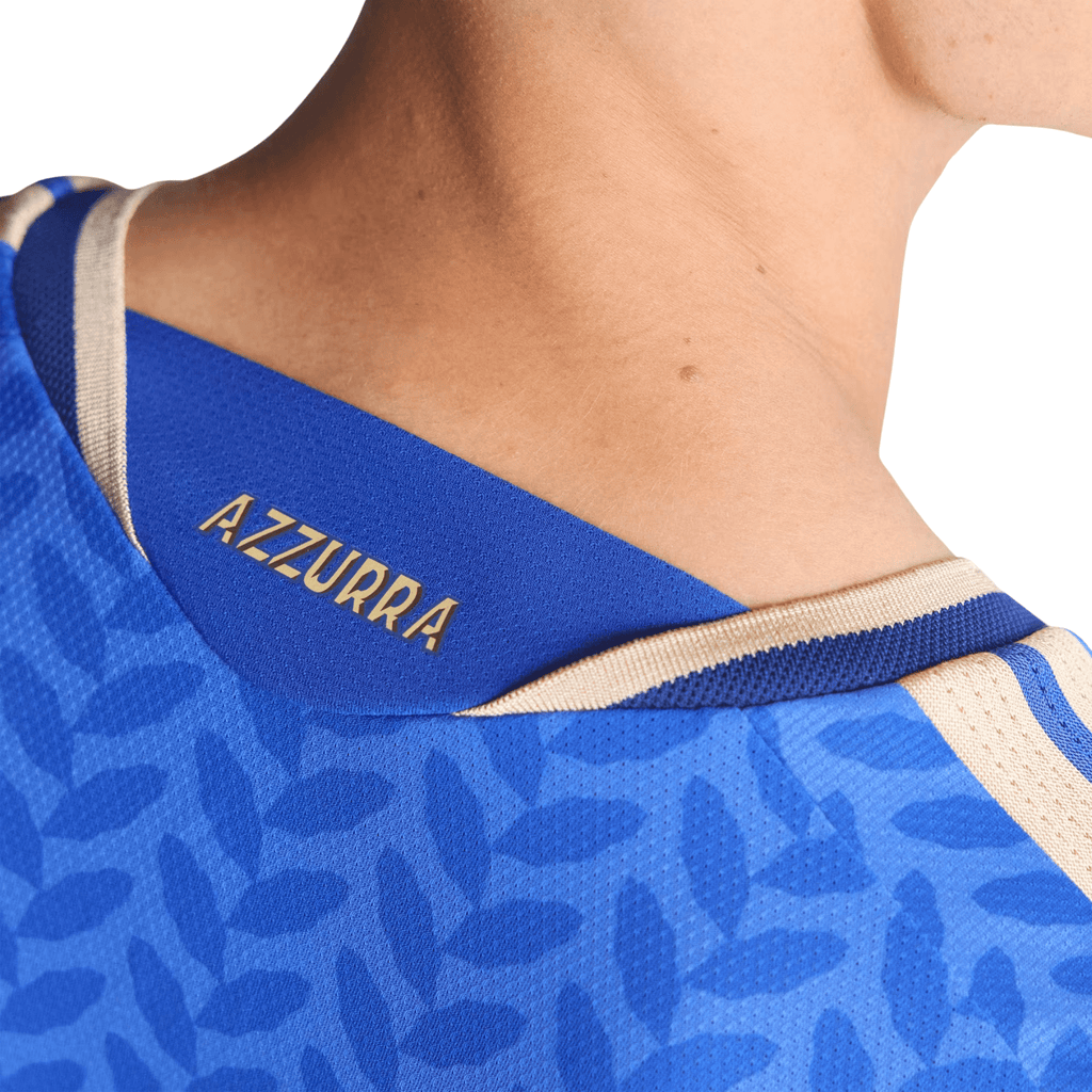 adidas Men's Mancini Italy 2026 Authentic Home Jersey (Bold Blue)