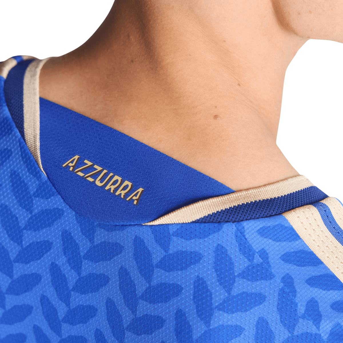 adidas Men's Kean Italy 2026 Authentic Home Jersey (Bold Blue)