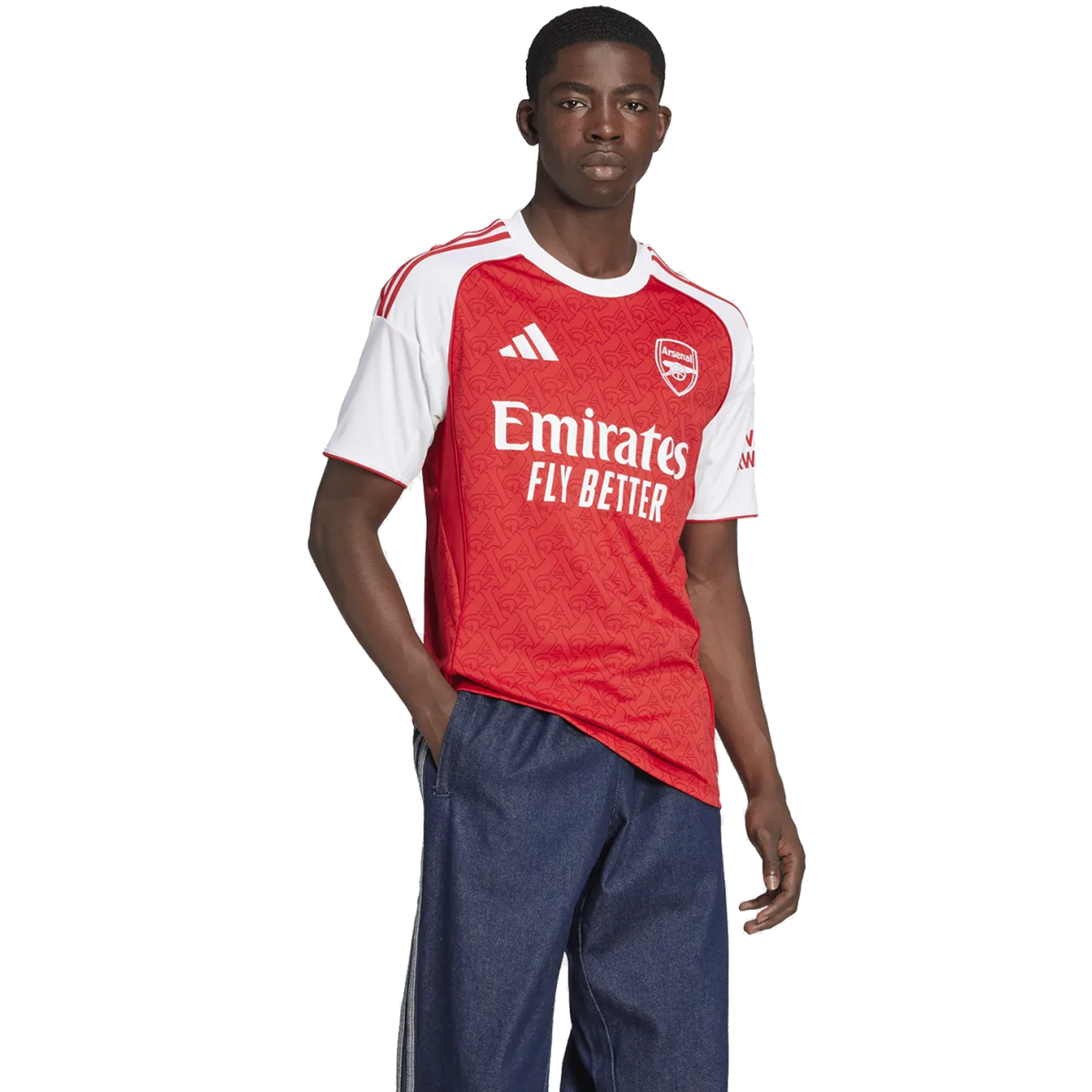 adidas Arsenal Home Jersey 25/26 (Better Scarlet/White)