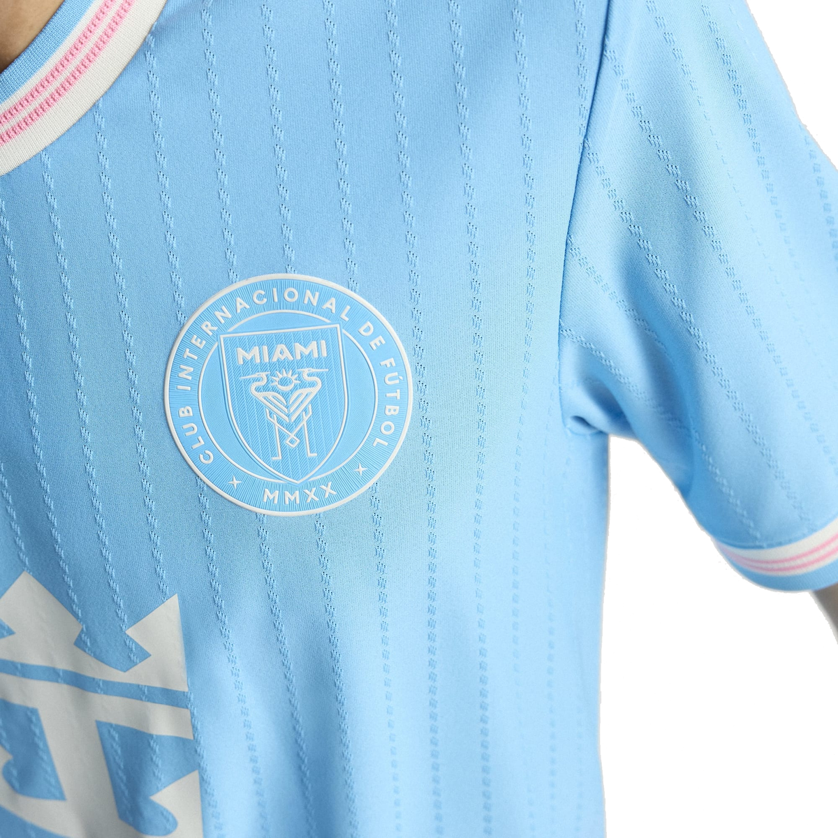adidas Martinez Inter Miami Authentic Third Jersey 25/26 (Blue/Pink)