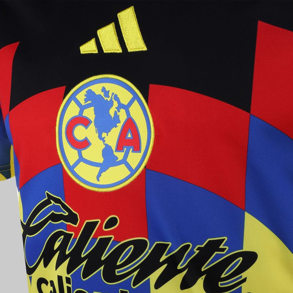 adidas Men's K. Alvarez Club America Home Jersey 25/26 (Yellow)