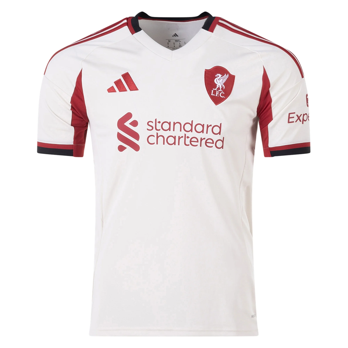 adidas Men's Liverpool Away Jersey 25/26 (Wonder White)