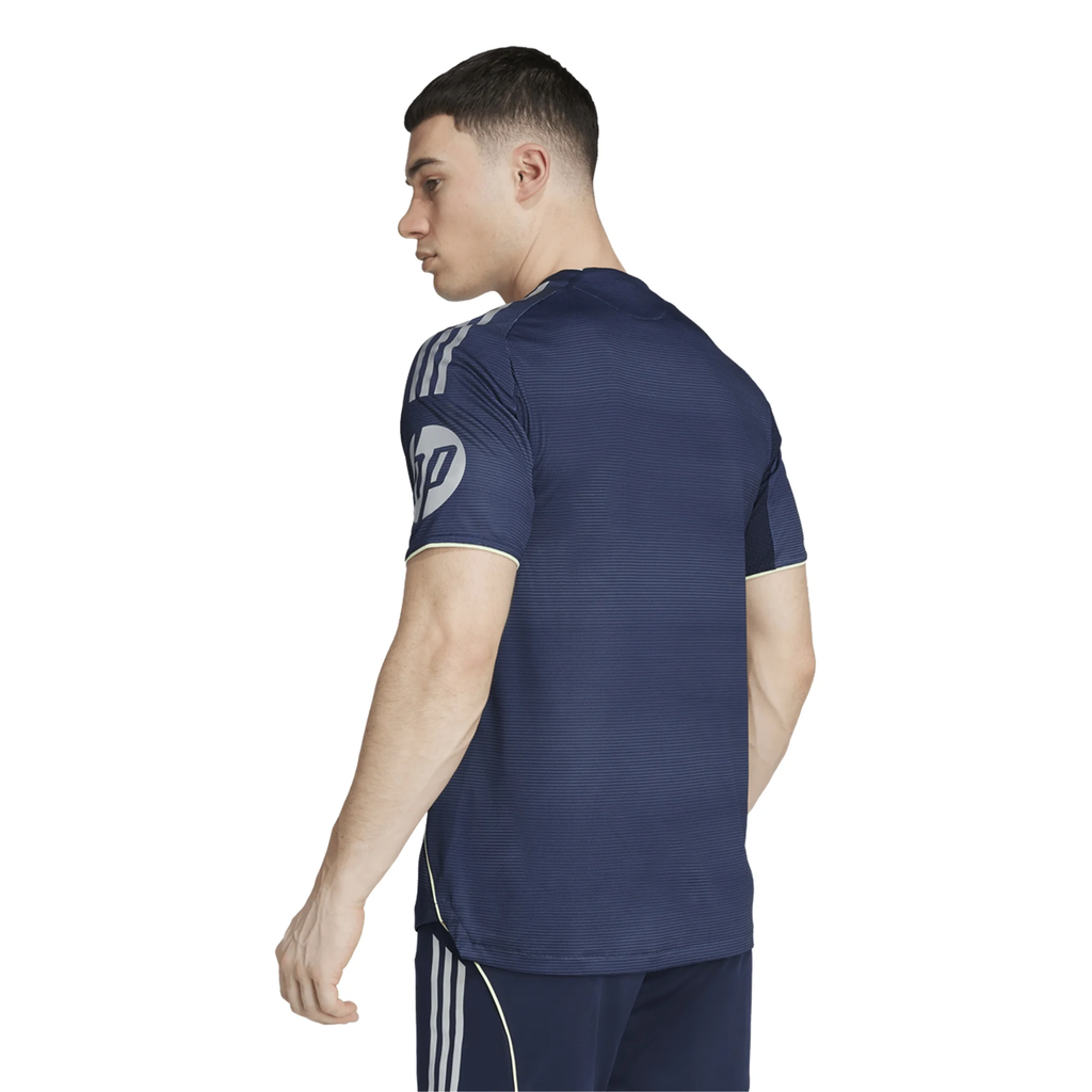 adidas Ã‰der Gabriel MilitÃ£o Real Madrid Authentic Away Jersey 25/26 w/ Champions League Patches (Legend Ink)