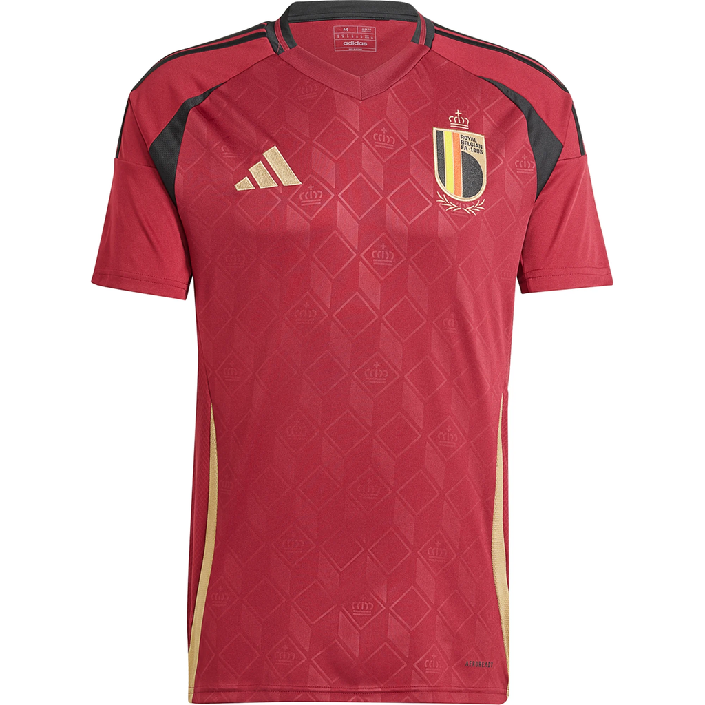 adidas Belgium Home Jersey 24/25 (Burgundy)