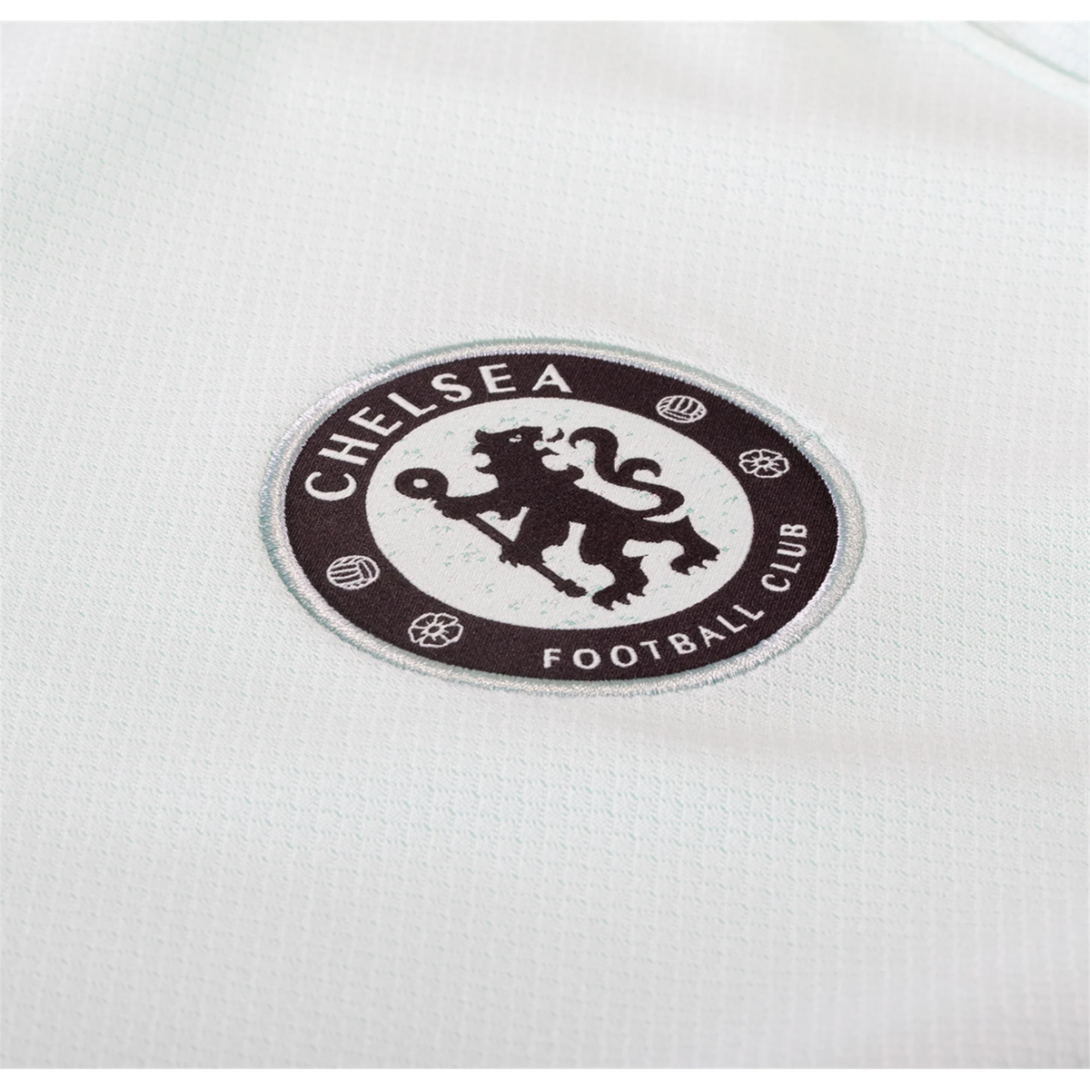 Nike Chelsea Ben Chilwell Third Jersey w/ EPL + No Room For Racism Patches 23/24 (Mint Foam/Black)