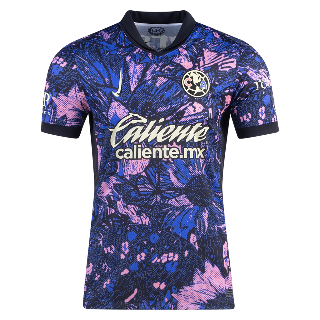 Nike Club America Ã‰rick SÃ¡nchez Third Jersey 24/25 (Medium Blue/Black/Lemon Chiffon)